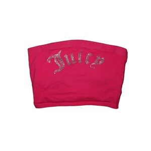 Juicy Couture Fuchsia Bandeau with Glittering Logo